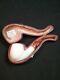 Meerschaum 100% Block Pipe Hand Carved By Celebi In Turkey Carved Small Bent