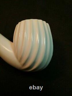 Meerschaum 100% block pipe hand carved by CELEBI in Turkey carved small bent