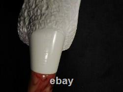 Meerschaum 100% block pipe hand carved by CELEBI in Turkey custom bent