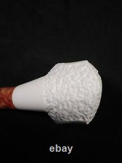 Meerschaum 100% block pipe hand carved by CELEBI in Turkey custom bent