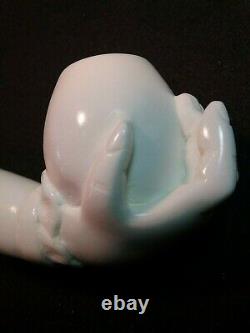 Meerschaum LADY EGG 100%block hand carved by CELEBI in Turkey new Pipe in case