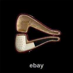 Meerschaum Pipe handmade smoking tobacco pipe unsmoked block meerschaum pipe wit