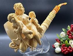 MeerschaumArt UNIQUE BLOCK Meerschaum Pipe Pipa