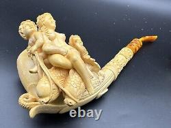 MeerschaumArt UNIQUE BLOCK Meerschaum Pipe Pipa