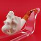 Mermaid Block Meerschaum Pipe, With Case, Unique Meerschaum Pipes, Nude Lady