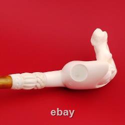 Moon Nude Naked Lady Block Meerschaum Pipe, With Case, Unique Meerschaum Pipes