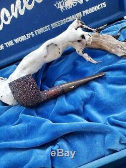 NEVER SMOKED Antique TANGANYIKA Tanzania AFRICA BLOCK Meerschaum Pipe KIKO RARE