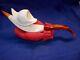 Nib Sadik Yanik Freehand Block Meerschaum Pipe 11 Long With 30- 9mm Filters -2