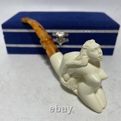 NUDE LADY Block MEERSCHAUM Pipe Handmade tobacco by M. DULGER FREE US SHIPPING