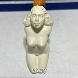 NUDE LADY Block MEERSCHAUM Pipe Handmade tobacco by M. DULGER FREE US SHIPPING