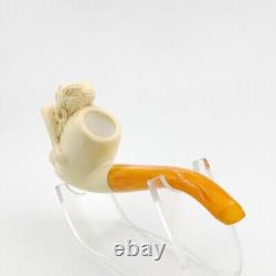 Naked Lady Block Meerschaum Pipe, With Case, Unique Meerschaum Pipes