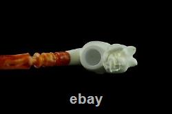 Naked Lady Pipe By Cevher Ornate Bowl New Block Meerschaum Handmade W Case#466