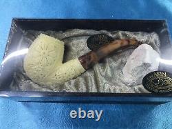 New Arrival Block Meerschaum Pipe With A Block Gift