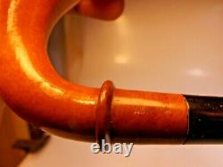 New Austria AB Made Block Meerschaum Cup Calabash Gourd Sherlock Style Pipe