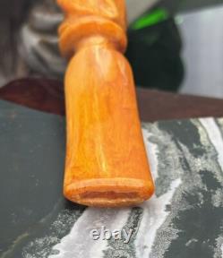 New Unsmoked. Lg Dragon Egg in Claw BLOCK Meerschaum Custom withCase Tobacco Pipe
