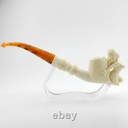 Nude Lady Block Meerschaum Pipe, With Case, Unique Meerschaum Pipes