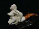 Nude Lady Block Meerschaum Pipe Best Hand Carved Tobacco Pfeife Wth Case
