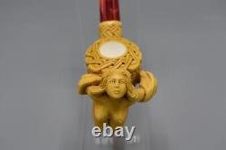 Nude Lady Pipe By Adnan Block Meerschaum-New Handmade CASE#1033