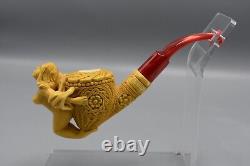 Nude Lady Pipe By Adnan Block Meerschaum-New Handmade CASE#1033