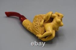 Nude Lady Pipe By Adnan Block Meerschaum-New Handmade CASE#1033