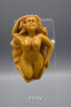 Nude Lady Pipe By Adnan Block Meerschaum-New Handmade CASE#288