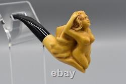 Nude Lady Pipe By Adnan Block Meerschaum-New Handmade CASE#288