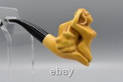 Nude Lady Pipe By Adnan Block Meerschaum-New Handmade CASE#288