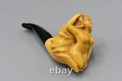 Nude Lady Pipe By Adnan Block Meerschaum-New Handmade CASE#288