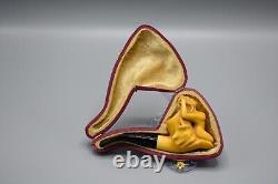 Nude Lady Pipe By Adnan Block Meerschaum-New Handmade CASE#288