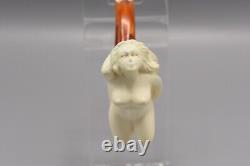 Nude Lady Pipe By Adnan Block Meerschaum-New Handmade Fitted CASE#129