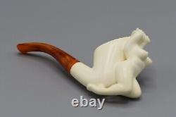 Nude Lady Pipe By Adnan Block Meerschaum-New Handmade Fitted CASE#129