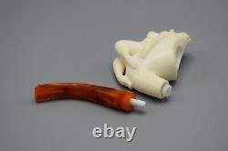 Nude Lady Pipe By Adnan Block Meerschaum-New Handmade Fitted CASE#129