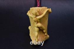 Nude Lady Pipe By Kenan New Block Meerschaum Handmade W Case-Stand#757