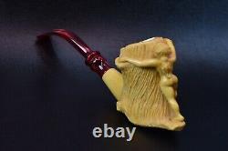 Nude Lady Pipe By Kenan New Block Meerschaum Handmade W Case-Stand#757