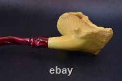 Nude Lady Pipe By Kenan New Block Meerschaum Handmade W Case-Stand#757