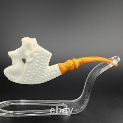 Nude Naked Lady Block Meerschaum Pipe, With Case, Unique Meerschaum Pipes