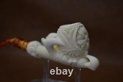 O? Eagle Claw Pipe-new-block Meerschaum Handmade WCase709 Ornate Finish