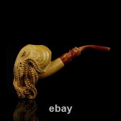 OCTOPUS Pipe By ALI New-block Meerschaum Handmade With Case#1128