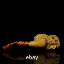 OCTOPUS Pipe By ALI New-block Meerschaum Handmade With Case#1128