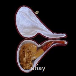 OCTOPUS Pipe By ALI New-block Meerschaum Handmade With Case#1128