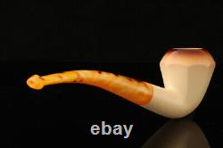 Octagon Block Meerschaum Pipe with fitted case 14835
