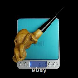 Octopus Pipe By Adnan New-block Meerschaum Handmade With Case#43