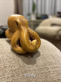 Octopus Pipe By Adnan New-block Meerschaum Handmade With Case#43