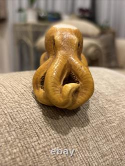 Octopus Pipe By Adnan New-block Meerschaum Handmade With Case#43