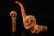 Octopus Skull Block Meerschaum Pipe With Skull Tamper & Case 13977