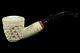 Ornate Acorn Pipe New-block Meerschaum Handmade W Case#1094