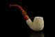 Ornate Bent Egg Pipe By Ege Block Meerschaum-new-hand Carved With Case#540