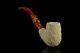 Ornate Bent Pipe By Ege Block Meerschaum-new-hand Carved With Case#885