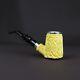 Ornate Billiard Pipe By Ege Block Meerschaum-new-hand Carved With Case#403