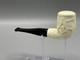 Ornate Billiard Pipe Masonic Emblem Block Meerschaum-new-handcarved W Case#1808